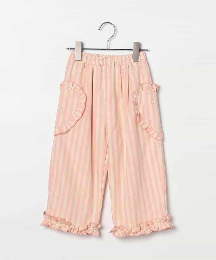 愛心口袋荷葉邊褲 Link