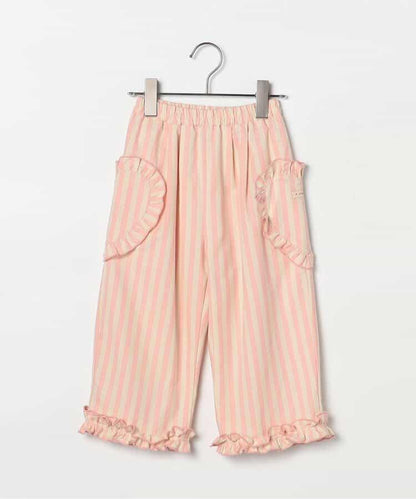 愛心口袋荷葉邊褲 Link