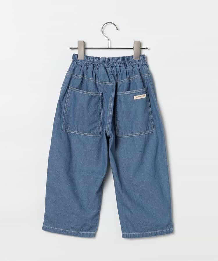 拼接設計寬鬆長褲 Link