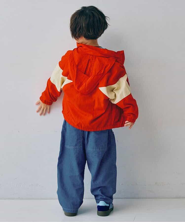 拼接設計寬鬆長褲 Link