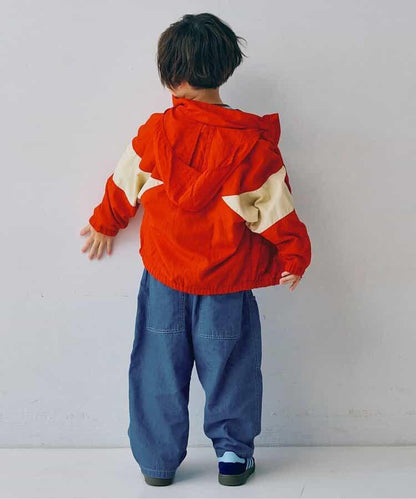 拼接設計寬鬆長褲 Link