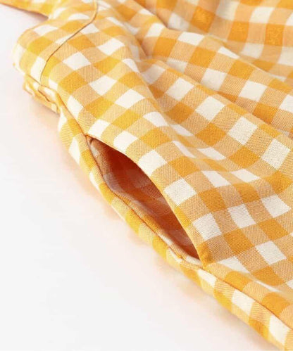 格子連衣裙&波浪邊上衣套裝 Link