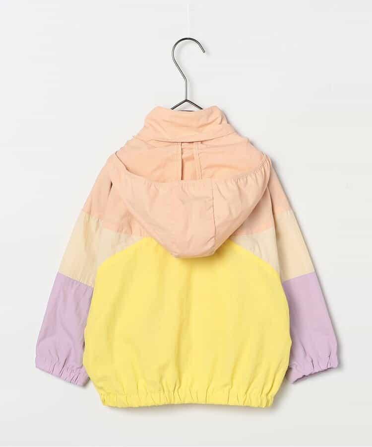 多色防風夾克