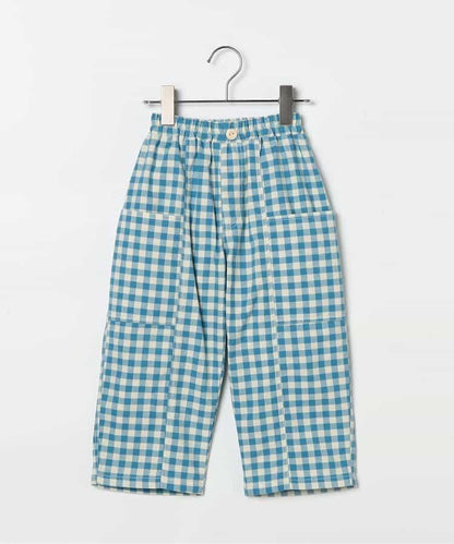 拼接設計寬鬆長褲 Link