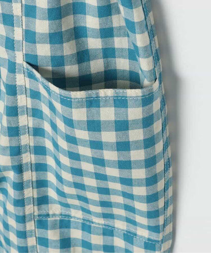 拼接設計寬鬆長褲 Link