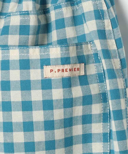 拼接設計寬鬆長褲 Link