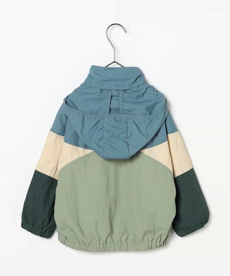 多色防風夾克