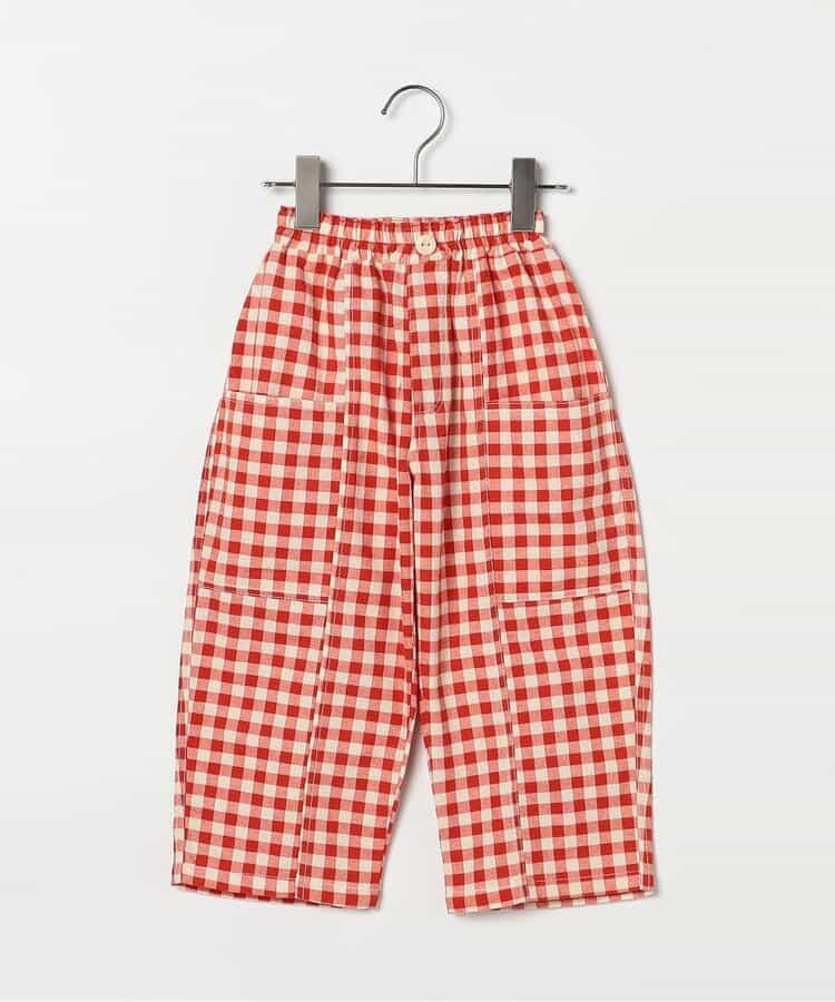 拼接設計寬鬆長褲 Link