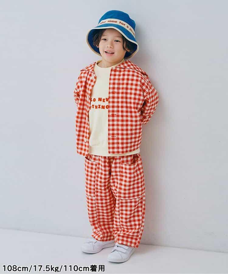 拼接設計寬鬆長褲 Link