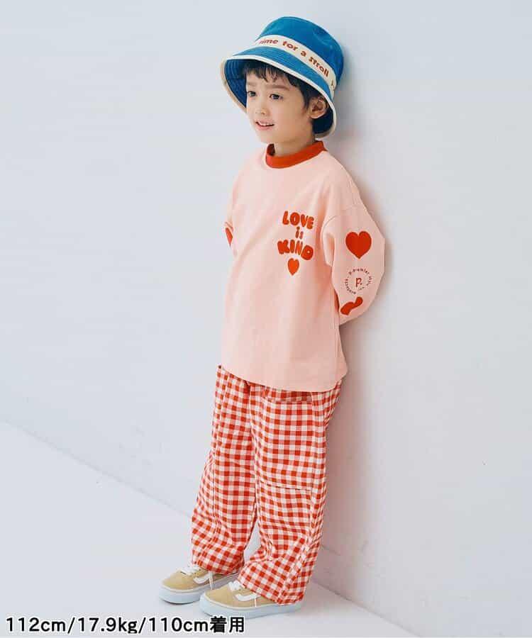 拼接設計寬鬆長褲 Link