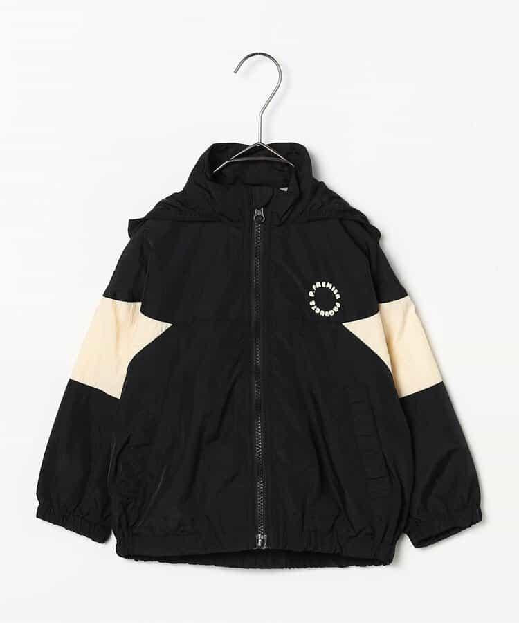多色防風夾克