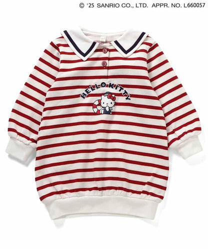 《Hello Kitty》蝴蝶結水手連衣裙