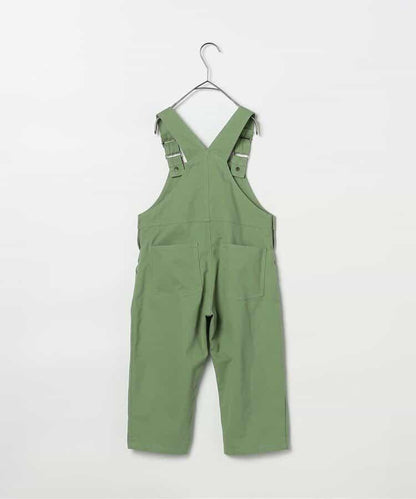 牛仔色斜紋布揹帶褲