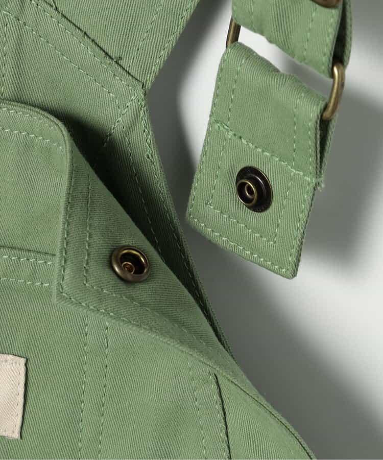 牛仔色斜紋布揹帶褲