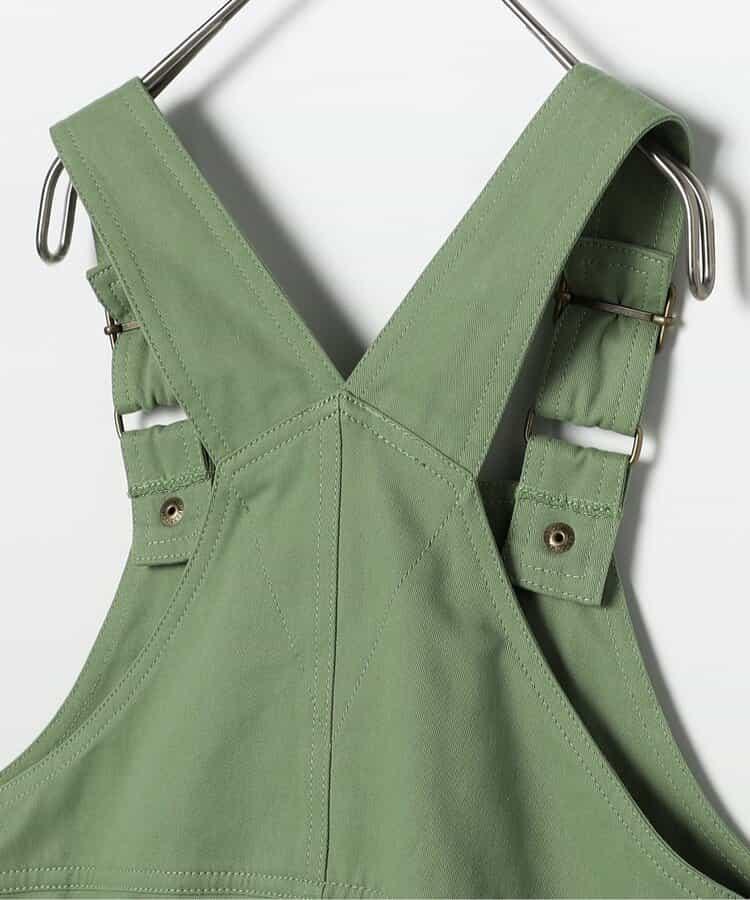 牛仔色斜紋布揹帶褲