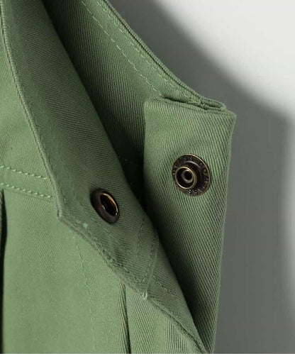 牛仔色斜紋布揹帶褲