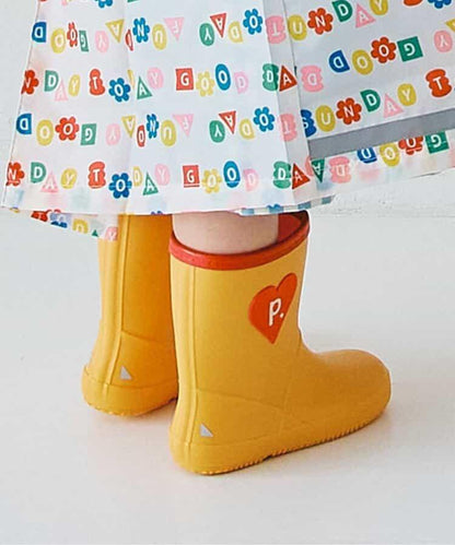 雨天趣味圖案設計雨靴