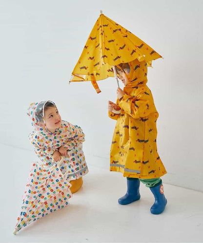 雨天樂趣滿版圖案雨衣