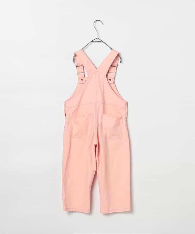 牛仔色斜紋布揹帶褲