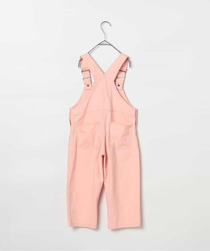 牛仔色斜紋布揹帶褲