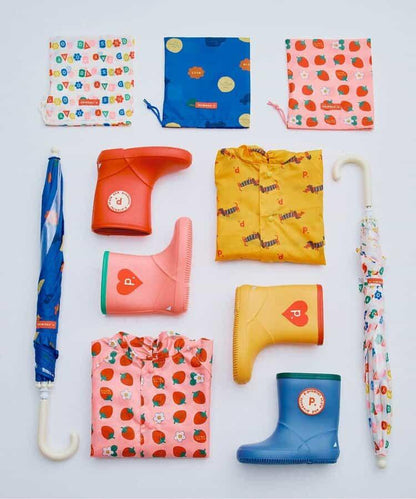 雨天樂趣滿版圖案雨衣