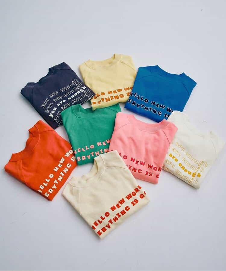 想要多色入手的春季標誌印花衛衣