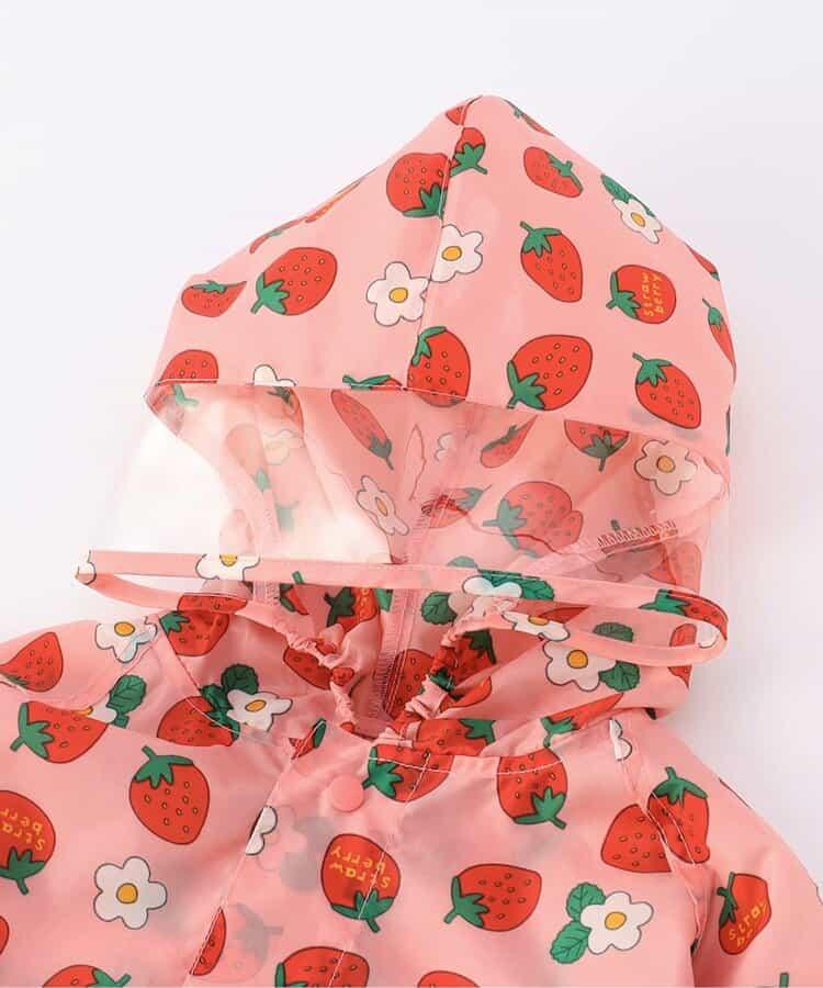 雨天樂趣滿版圖案雨衣