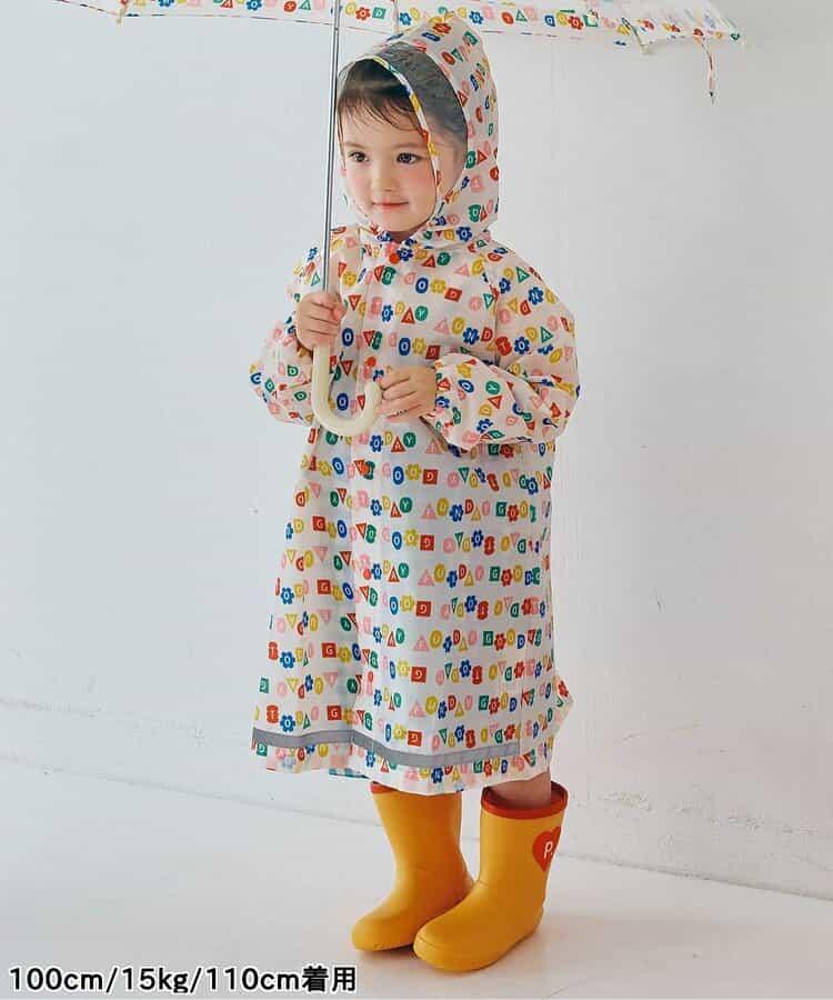 雨天樂趣滿版圖案雨衣
