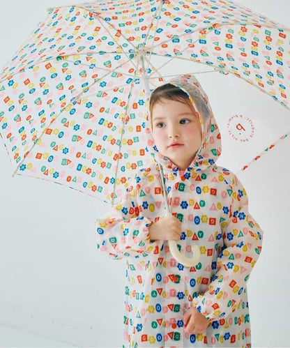 雨天樂趣滿版圖案雨衣
