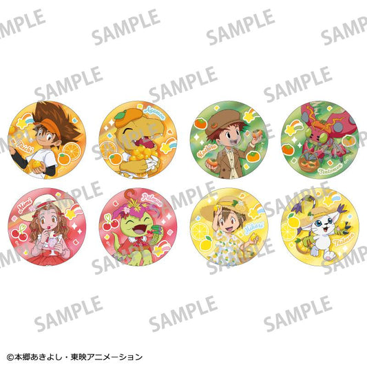 《數碼寶貝大冒險》金屬徽章 vol.1/水果派對 【BOX/8個裝】