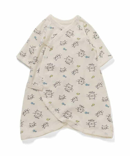 貓兔紗布連體內衣