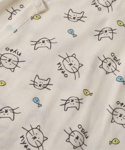 貓兔紗布連體內衣