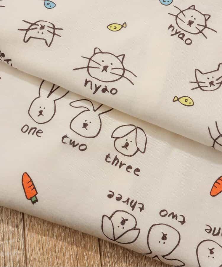 貓兔紗布連體內衣