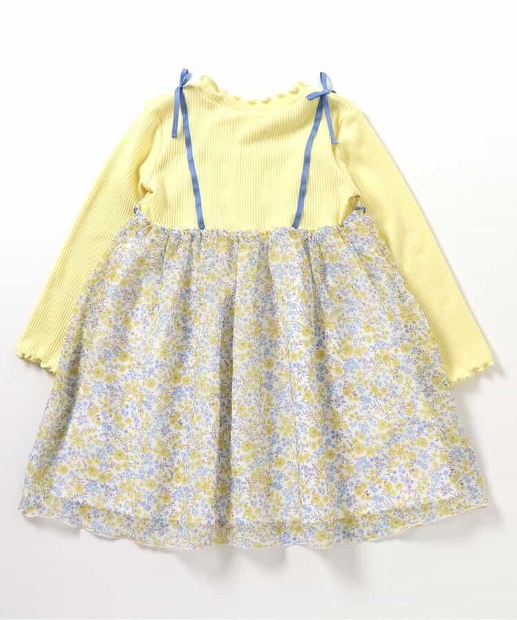 花卉雪紡連衣裙_アプレレクールマシェリ