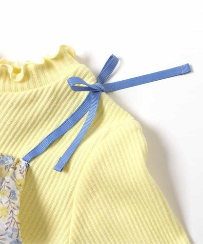 花卉雪紡連衣裙_アプレレクールマシェリ