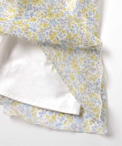 花卉雪紡連衣裙_アプレレクールマシェリ