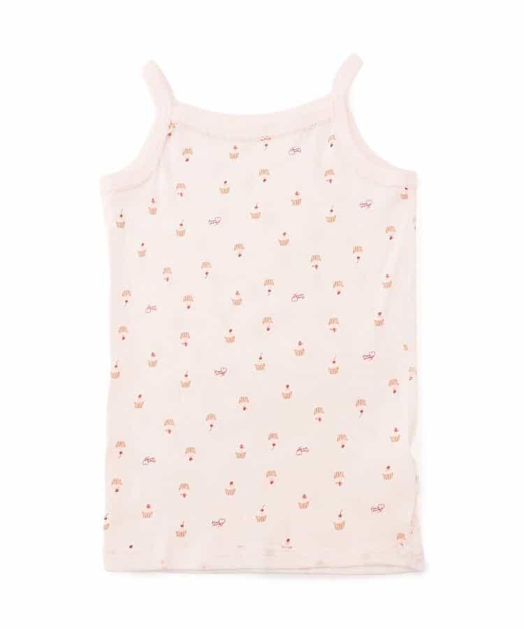 GIRLS全棉印花吊帶背心