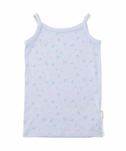 GIRLS全棉印花吊帶背心