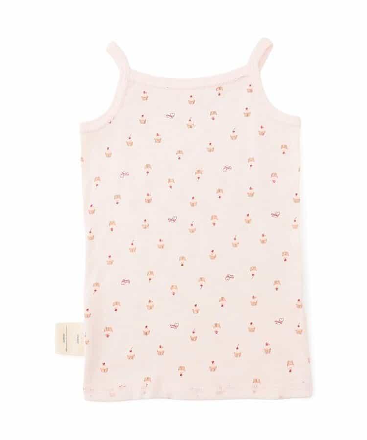GIRLS全棉印花吊帶背心