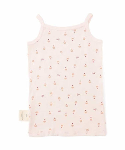 GIRLS全棉印花吊帶背心