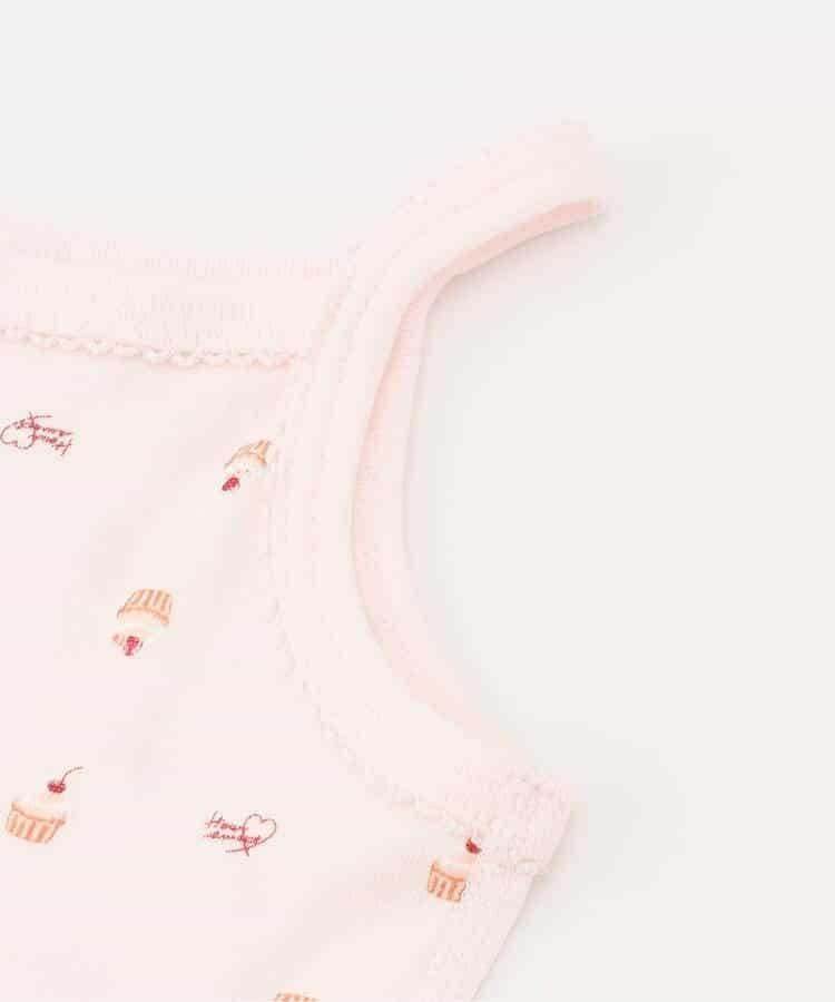 GIRLS全棉印花吊帶背心