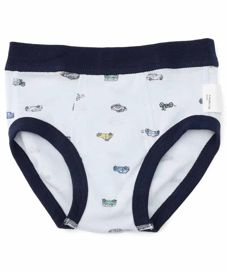 男童犬狗與汽車圖案三角內褲