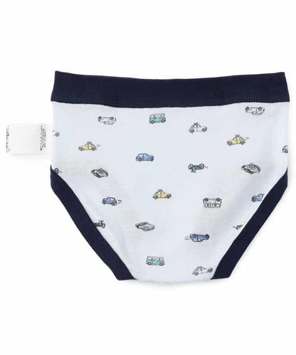 男童犬狗與汽車圖案三角內褲