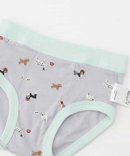 男童犬狗與汽車圖案三角內褲