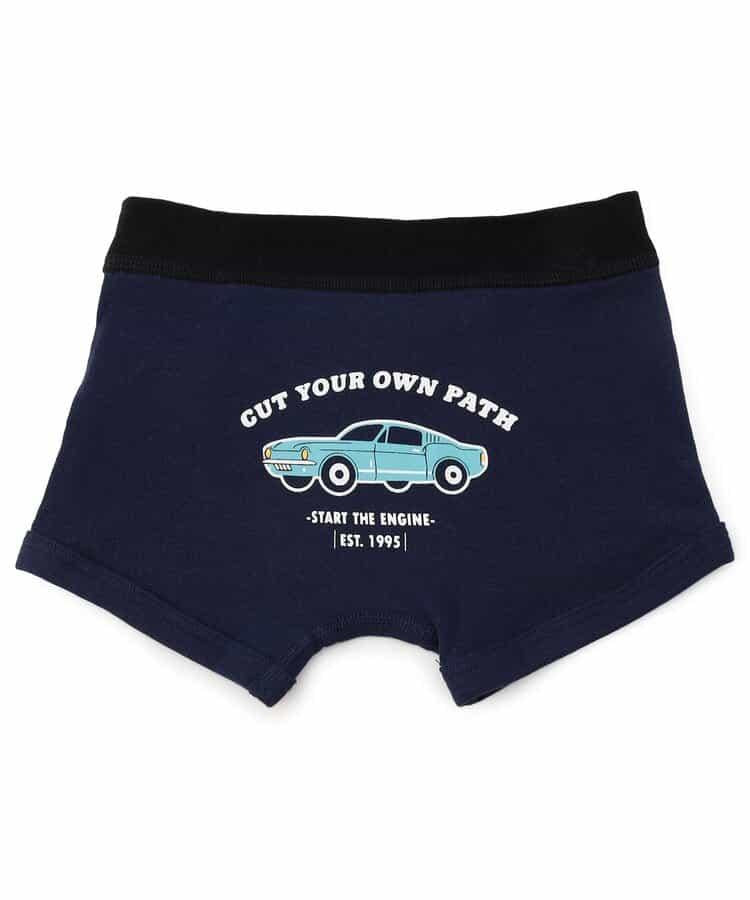 男童恐龍・交通工具背面印花長褲