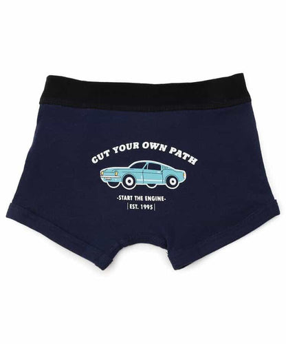 男童恐龍・交通工具背面印花長褲