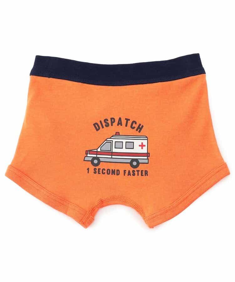 男童恐龍・交通工具背面印花長褲