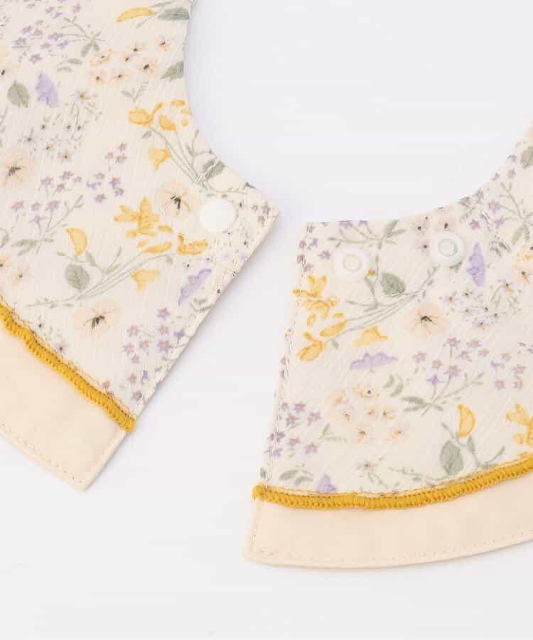 花卉圖案雪紡圍巾圍嘴