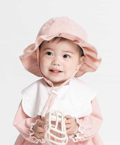 水果圖案刺繡防曬嬰兒帽