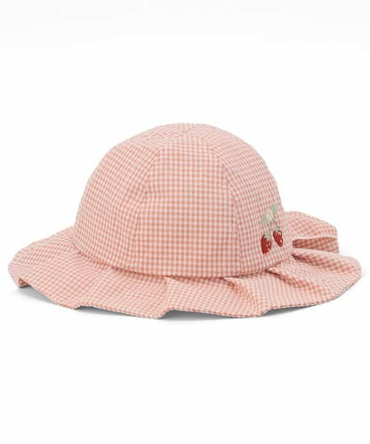 水果圖案刺繡防曬嬰兒帽